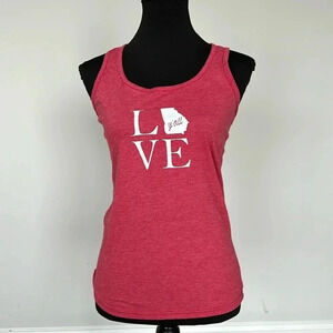 Gilden Georgia "Love Y'all" Tank Top Sz SM